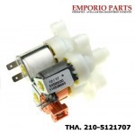 Βαλβίδα (220V, τριπλή, γωνιακή, Φ8) εισαγωγής νερού πλυντηρίου ρούχων AEG, ZANUSSI, 1100991080